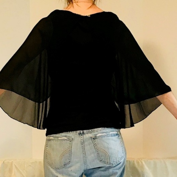 King Kong Black T-Shirt with sheer detailing - Picture 4 of 5